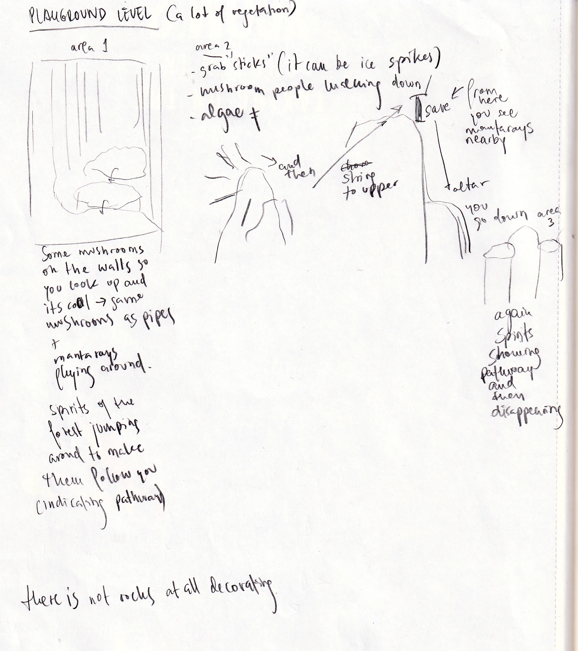 Kelp Forest Level Decoration Ideation